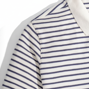 เสื้อโปโลสำหรับผู้ชายเสื้อผ้าลายขวางล้างทำความสะอาดได้ผลิตในเวียดนาม - Product Image 1