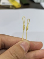 Corde de pêche tressée en fibre d'aramide Kevlar, résistante aux hautes températures et aux UV, avec suspension double anneau œil-à-œil, vente en gros