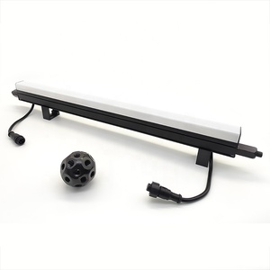 Küp tasarım DJ sahne DMX ışık çubuğu RGB renkli montaj topu ile 0.5m 1m 14.4W DMX512 ışıklar şerit olay sahne kulübü için - Product Image 4