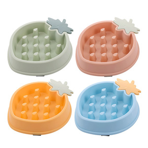 Daoge Bol d'alimentation lente pour animaux de compagnie, 24,3x20,6x4,5 cm, en matériau PP, pour chats et chiens, conception anti-étouffement - Product Image 3