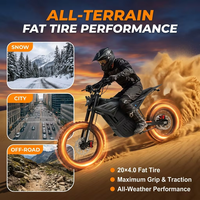 Expédition rapide depuis l'entrepôt américain, moto électrique Surron Dirt Bike Ebike 72V 2000W QS Motor IPX6 420 Chain 130kg Enduro pour adultes