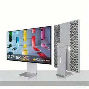 TCOIOR 	 Monitor Aluminium 5k 27 Inci Layar Glossy Tanpa Bingkai IPS Studio Display 32 Inci Layar 6k Monitor LCD untuk Laptop - Product Image 1
