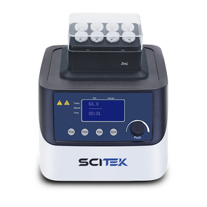 SCITEK Dry Bath with Heating TFT Display ±0.5℃ <b>Temperature</b> <b>Control</b> Accuracy RT.+5-100℃ 6 Sequential steps Program - Product Image 1