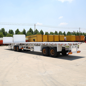 Chất lượng cao 30-80 tấn bán <span class=keywords><strong>Trailer</strong></span> Xe tải 2/3/4 trục phẳng 20ft <span class=keywords><strong>40ft</strong></span> 45ft <span class=keywords><strong>container</strong></span> - Product Image 4