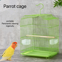 Vente chaude Mini Cage À Oiseaux Portable Petite Cage À Oiseaux Grillage Canari Perroquet Cage À Oiseaux