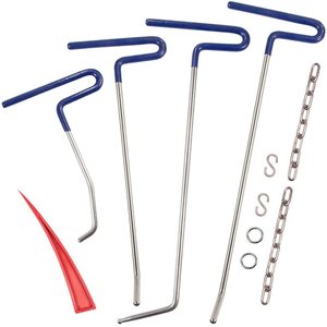 Set di aste per la rimozione automatica di ammaccature strumenti per <span class=keywords><strong>Kit</strong></span> di riparazione danni alla <span class=keywords><strong>grandine</strong></span> per estrattore di ammaccature per Auto - Product Image 1