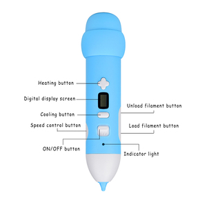 Kit de stylo 3D à basse température avec écran LCD, pour dessin stéréoscopique créatif et imagination des enfants, avec filament PCL 1,75 mm - Product Image 6