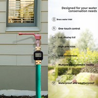 Vanne de contrôle d'eau en laiton pour maison intelligente avec minuterie, étanche IP55, écran LCD, contrôle par application, programmation, connecteur de tuyau d'eau PC