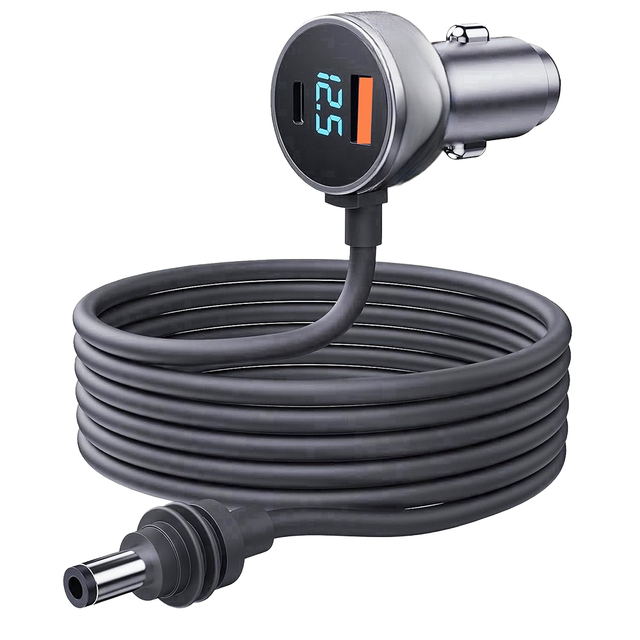 New Product 12V-24V Waterproof Car Charger to DC Power Cable Mini Antenna Cigarette Lighter Cable 3m for Car