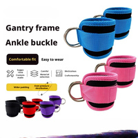 Socquettes de sport en nylon pour yoga en extérieur, avec soutien de la cheville, protection élastique, compression, fermeture à boucle et antidérapantes