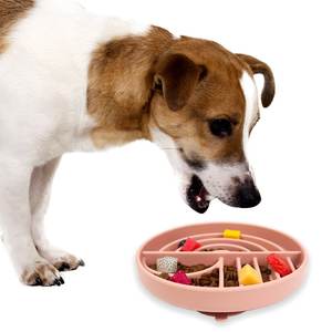 Fábrica Atacado Bom Preço Premium Outdoor Portátil Anti-choke Anti Slip <span class=keywords><strong>Pet</strong></span> Lento Lambendo Alimentador Tigela - Product Image 6