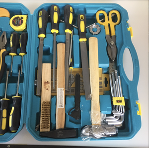 Household Woodworking Hand <b>Tool</b> Set Adjustable Wrenches Screwdrivers Saw Blades Carbon Steel <b>Tools</b> Hard Case <b>Box</b> OEM 3-Year WT-5 - Product Image 6