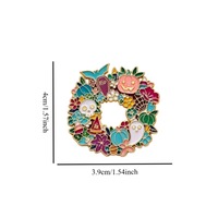 Broche de revers en alliage de zinc émaillée, motif Halloween (Citrouille, Fantôme, Crâne, Chauve-souris, Floral), pour décoration de vêtements et sacs à dos, cadeau de fête