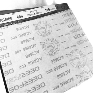 Deerfos ACM66 9*11 inç Grit 80-800 zımpara alüminyum oksit 230*280MM için Metal cilası, ahşap pas çapak kaldırmak - Product Image 1