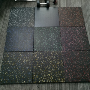 Dalles de sol en caoutchouc pour salle de sport, revêtement de sol <span class=keywords><strong>professionnel</strong></span> en EPDM, haute qualité, durable, 15 mm-50 mm, <span class=keywords><strong>tapis</strong></span> en caoutchouc personnalisable - Product Image 6
