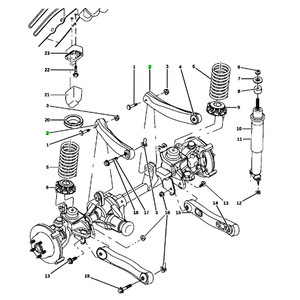อะไหล่เปลี่ยนชุดระบบกันสะเทือนแบบแมคเฟอร์สัน สำหรับแขนควบคุมด้านบนของรถจี๊ป แกรนด์เชอโรกี รุ่น 52088208AE - Product Image 4