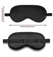 Masques de sommeil en satin de soie doux et colorés Heenlong, 20,5*9,5CM, masque pour les yeux personnalisé pour femmes et hommes, cadeaux