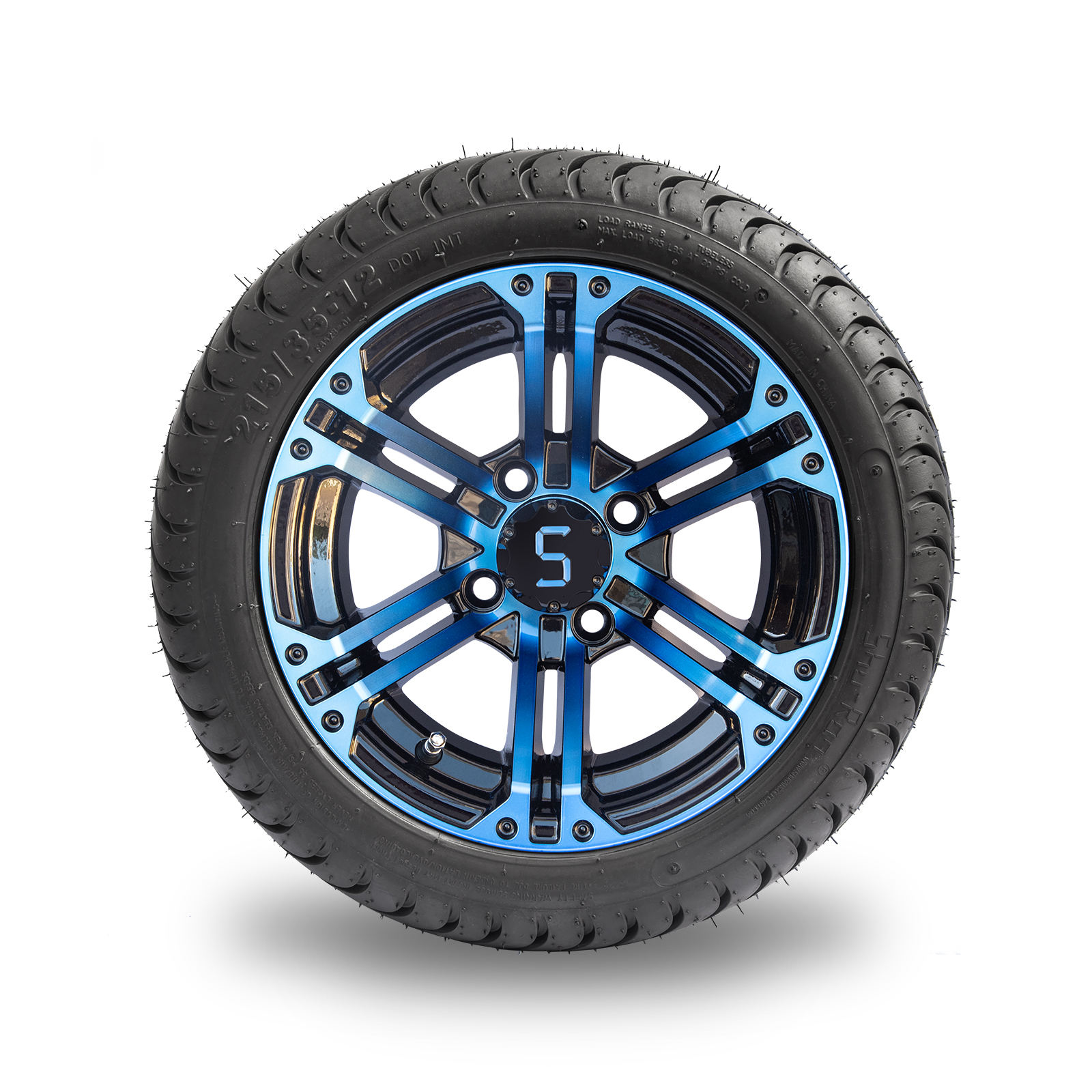 สีฟ้า/สีดำเงา