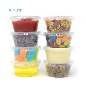 Gobelets à dessert jetables sans BPA, transparents, en plastique PP, ronds, pour échantillons, 2 oz, avec couvercle - Product Image 6