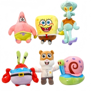 Peluches de <span class=keywords><strong>Bob</strong></span> <span class=keywords><strong>Esponja</strong></span> <span class=keywords><strong>Kawaii</strong></span> Suaves de 8 Pulgadas (20 cm), Venta al por Mayor, Regalos Promocionales, Juguetes de Peluche de Personajes de Dibujos Animados para Niños - Product Image 6