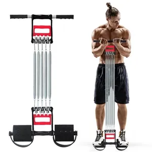 fitness equipment chest expander bar puller home chest-expanders