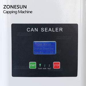 ZONESUN, máquina de costura de latas de aluminio con anillo de cerveza de lata de aluminio, máquina semiautomática de sellado de tapas de botellas de plástico - Product Image 2