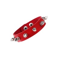 Collier ras du cou pour femme en cuir PU style punk gothique avec rivets en forme de cœur et chaîne en bambou, bijou pour la clavicule