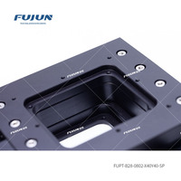 Plataforma Lineal Eléctrica de Precisión con Alineación Óptica en Ejes XY, Microscopio con Ajuste Fino, Deslizador Motorizado de Aleación de Aluminio XY, 1 Año de Garantía