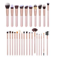 DailyQueen 10 pièces ensemble de pinceaux de maquillage Champagne or poignées marque privée Pincel De Maquiagem pour correcteur échantillon gratuit maquillage