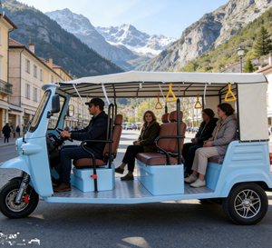 Triciclo con Batería LiFePO4, Homologación EEC, Matrícula Oficial y Soporte para Placa de Matrícula, Compatible con Todos los Países Europeos, 7500w de Alta Potencia - Product Image 2