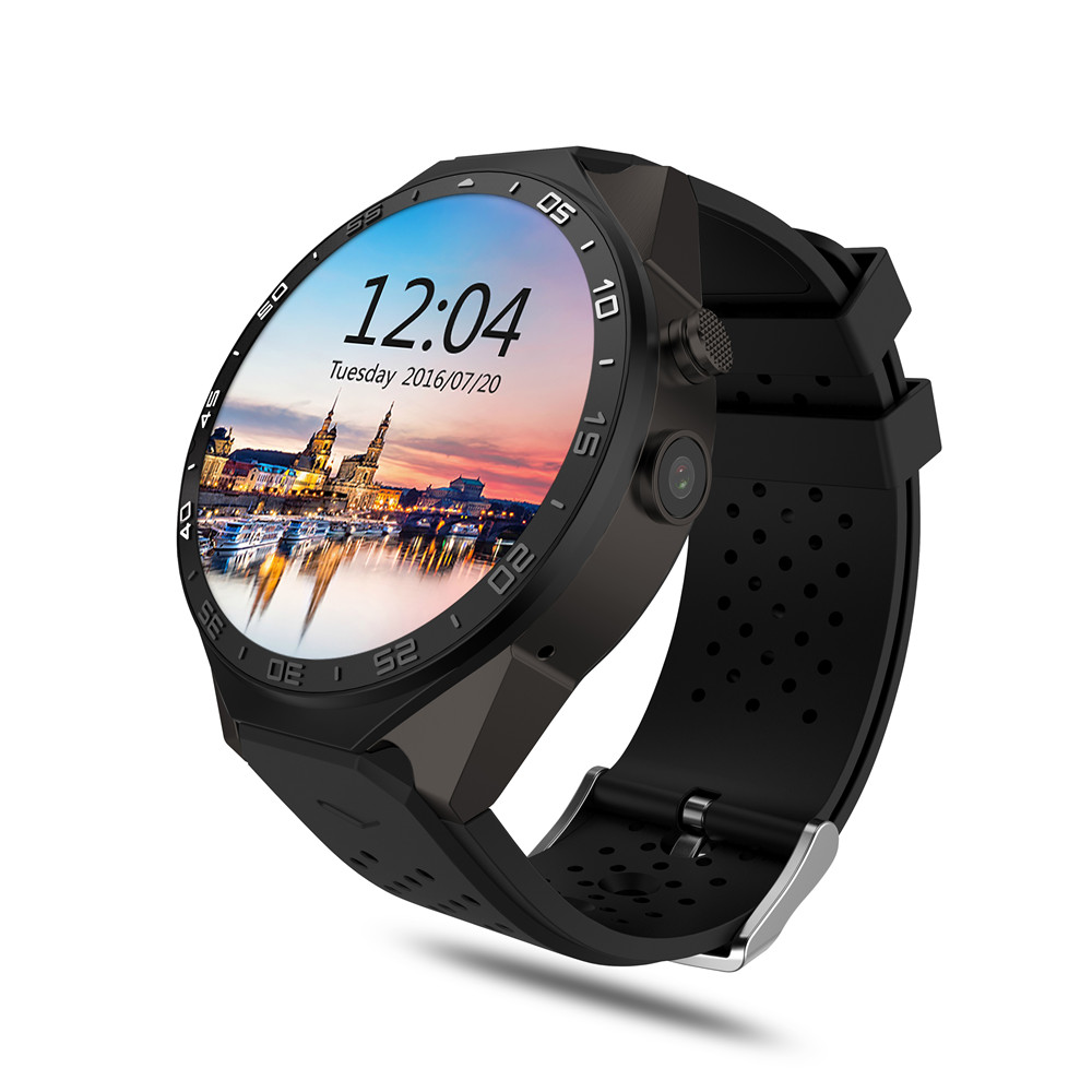 Бестселлер Kingwear Mtk6580 Смарт-часы kw88, 3G Android gps Смарт-часы 2018