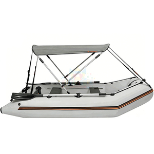 Bateau de pêche gonflable <span class=keywords><strong>Zodiac</strong></span> <span class=keywords><strong>pour</strong></span> fête en plein air avec <span class=keywords><strong>moteur</strong></span> et remorque, <span class=keywords><strong>moteur</strong></span> hors-bord, bateau gonflable en PVC écologique à vendre - Product Image 4