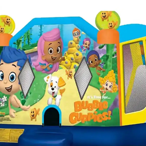 Grado comercial <span class=keywords><strong>Bubble</strong></span> <span class=keywords><strong>Guppies</strong></span> Casa de rebote inflable al aire libre Combo Castillo hinchable para niños con tobogán - Product Image 4