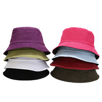 Chapeaux Bob Réversibles en Velours Côtelé pour Hommes et Femmes – Style Pêcheur, Large Bord, Idéaux pour les Voyages et les Loisirs en Extérieur en Été
