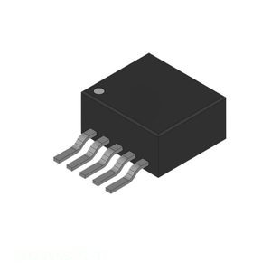 Circuit intégré de gestion de l'alimentation (PMIC) d'origine, service tout-en-un, régulateur BUCK 12V 1A DDPAK, TO 263 6, D2PAK (5 fils + languette), T - Product Image 1