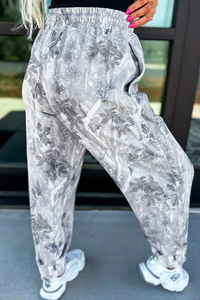 Pantalones <span class=keywords><strong>Jogger</strong></span> para <span class=keywords><strong>Mujer</strong></span> Dear-Lover al por Mayor, Ropa Occidental, Estampado de Camuflaje Gris, Cómodos, con Cordón Ajustable y Cintura Elástica - Product Image 2