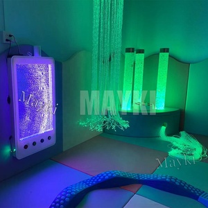 Multi-Sensorische Kamer Glasvezel Verlichting Plafondbevestiging Kalmerende Led Glasvezel Douchegordijnen Met Heldere Sparkle Vezels - Product Image 1