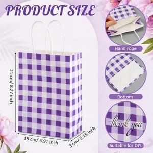 Premium Kraft <b>Paper</b> <b>Gift</b> <b>Bags</b> with Handles Reusable Goodie <b>Bags</b> DIY Friendly Thick Sturdy <b>Paper</b> Neat Edge Finishing - Product Image 2
