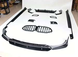 Kit Carrozzeria per <span class=keywords><strong>BMW</strong></span> <span class=keywords><strong>X6</strong></span> G06 Upgrade Black Warrior: Paraurti Completo, Minigonne Laterali e Griglia - Product Image 3