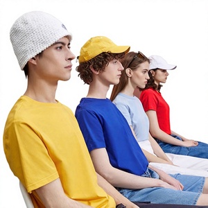 T-Shirt Personalizzata a Maniche Corte con Collo Rotondo, 180g Cotone Traspirante, Uniforme da Lavoro con Logo Ricamato, Stampa per Gruppi e Fai-da-Te - Product Image 1