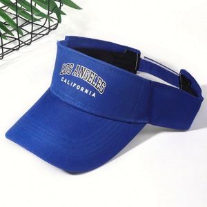 Custom Logo 5-panel Sun Visor Hat 100% Cotton Canvas Multi-color Sun Protection Versatile Baseball Running Cap for Four Seasons - Product Image 4