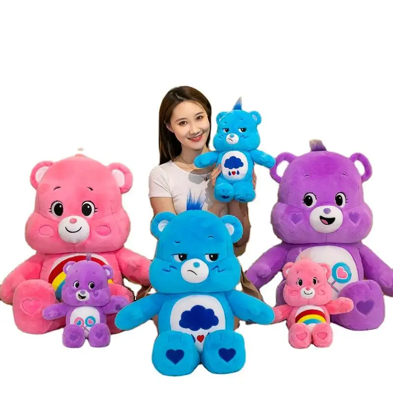 Usine en gros nouvelle arrivée amour ours arc-en-ciel ours jouets en peluche personnalisés conception jouets en peluche animaux en peluche enfants cadeaux