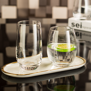 Cristalería Premium Copa de vino 16 onzas Soda Lime Crystal Clear Stemless <span class=keywords><strong>Copas</strong></span> de vino para agua de jugo de vino tinto - Product Image 5