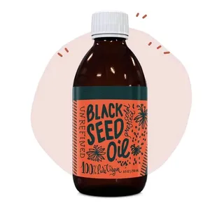 Private Label 100% Pure Virgin Black Seed Oil Cold Pressed Brown Nigella Sativa Oil Immune Support, Brain, Joint Mobility,