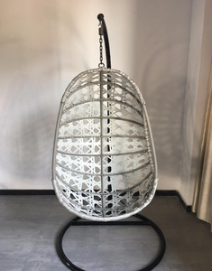 Tốt nhất bán Patio mây wicker ghế duy nhất treo trứng đu ghế với kim loại đứng Giọt Nước Mắt đu ghế - Product Image 2