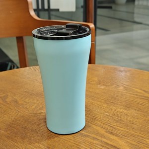Gobelet isotherme en acier inoxydable à double paroi de 12 oz/15 oz avec revêtement en céramique, couvercle anti-fuite, logo personnalisé pour le café en voyage - Product Image 5