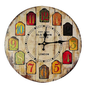 Horloge murale personnalisée, design moderne à thème parisien, avec corps en cristal analogique et aiguilles, ensemble de trois pièces à cadran unique, pour maison de style campagne française - Product Image 4
