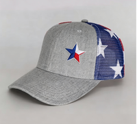 Casquette de baseball trucker à 5 panneaux en maille avec logo personnalisé brodé, motif fruits/argyle, visière incurvée (modèle courant)