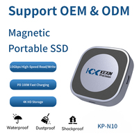 SSD Portable Magnétique OEM d'Usine PD100W, 256 Go/1 To, Disque Dur Externe 1 To pour Mac PC PS5