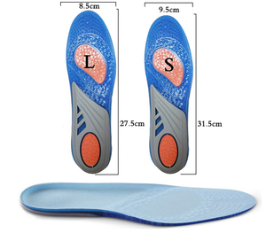 Solette Ortopediche Sportive Unisex in Gel di <span class=keywords><strong>Silicone</strong></span> con Supporto per Arco Plantare, Effetto Massaggiante per Scarpe da Corsa, Marca OEM - Product Image 5